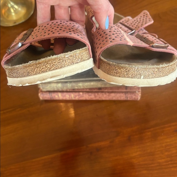Birkenstock Pink Sandals with Metallic main image 2